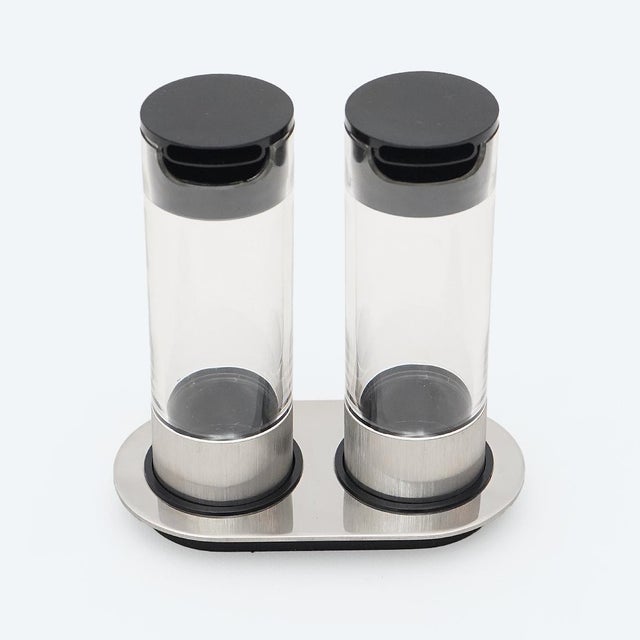 Cylindrical Oil and Vinegar Set by Studio Opi for Cini and Nils, 1970s, Set of 2 For Sale - Image 14 of 14