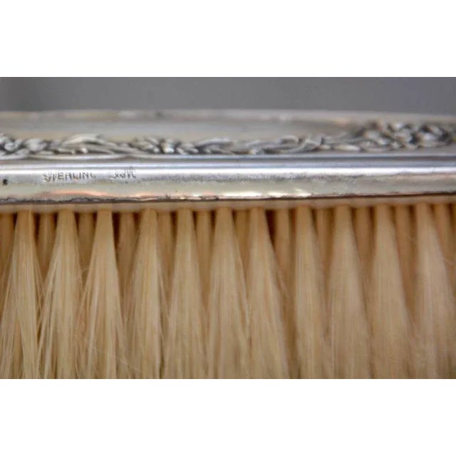 Victorian Sterling Silver Late 19th Century Victorian Clothes Brush For Sale - Image 3 of 6