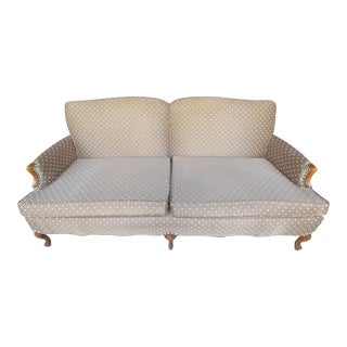 Mid Century Upholstered Sofa For Sale