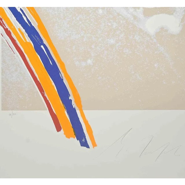 Portrait is a Lithograph realized by Mino Trafeli in 1980s. Edition 16/50. Hand signed. Good conditions. Mino Trafeli...