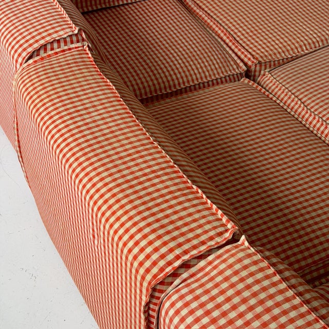 1970s Playpen Sectional by Hans Hopfer for Roche Bobois in Gingham For Sale - Image 9 of 11