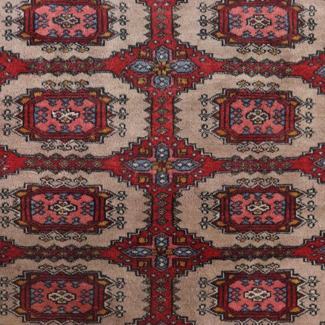 Middle Eastern Bukhara Rug For Sale - Image 3 of 7