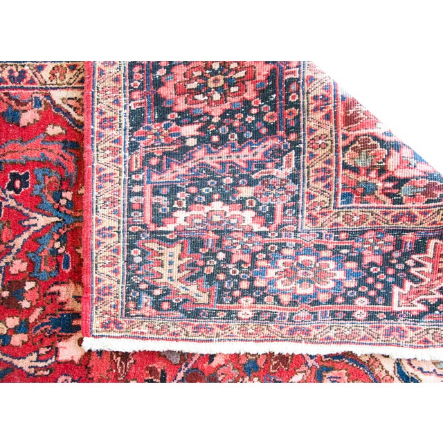 Mid 20th Century Persian Heriz Rug For Sale - Image 14 of 15