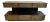 Jonathan Charles Asian Modern Brass and Black Wood Hammersmith Sofa Table For Sale