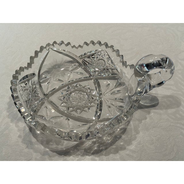 Late 19th Century Late 19th Century Canadian Brilliant Period Cut Crystal Bowl by Birks For Sale - Image 5 of 6