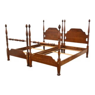 Cherry Twin Beds by Harden - a Pair For Sale