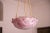 Glass 1950s Pink Art Deco Chandelier For Sale - Image 7 of 12