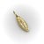2020s 14k Gold Women’s Empowerment Vulva Pendant Charm With Diamonds For Sale - Image 5 of 7