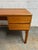 Wood Danish Teak Mid Century Modern Desk With Bookshelf Back 1960s For Sale - Image 7 of 9