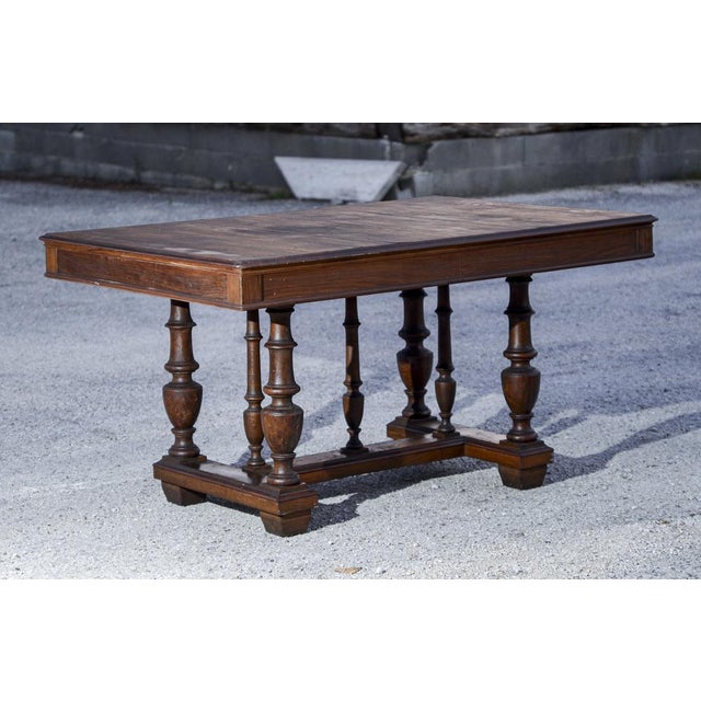 Extendable Liberty Table in Walnut For Sale - Image 12 of 18