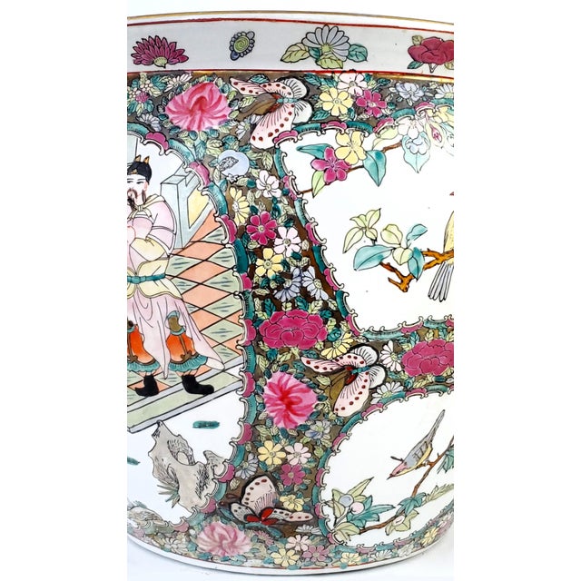 Planter Fishbowl Goldfish Gold Fish Bowl & Stand For Sale - Image 10 of 14