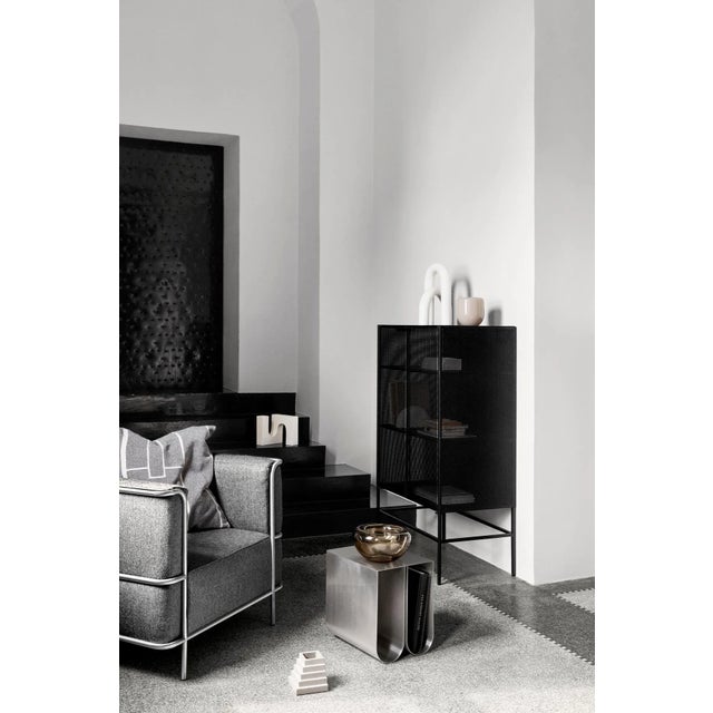 Contemporary Modern Grey Lounge Chair by Kristina Dam Studio For Sale - Image 3 of 13