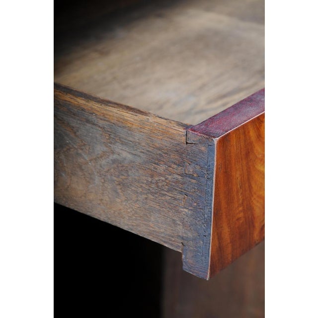 Empire Demi-Lune Chest of Drawers in Mahogany and Veneer, 1810s For Sale - Image 16 of 18