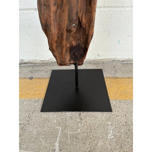 Arteriors Home Arteriors Organic Modern Natural Teak Kazu Sculpture For Sale - Image 4 of 4