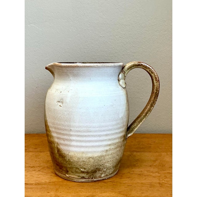 Vintage Aboriginal Studio Pottery Pitcher For Sale - Image 9 of 12