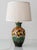 1920s Art Deco Dutch Gouda Pottery Table Lamps with Silk Lampshade, 1920s, Set of 2 For Sale - Image 5 of 15