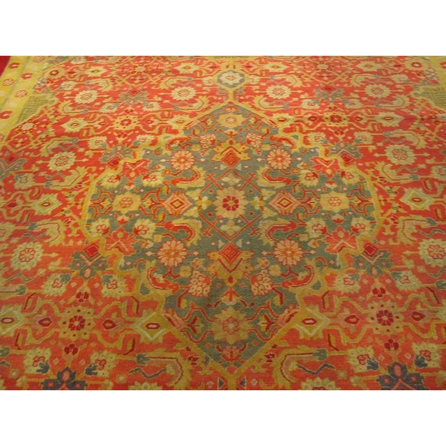 Textile Early 20th Century N. Indian Amritsar Carpet ( 9'6" x 16'3" - 290 x 495 ) For Sale - Image 7 of 7