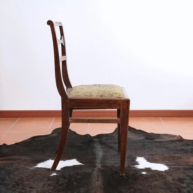 Wood Vintage Side Chair in Wood For Sale - Image 7 of 11