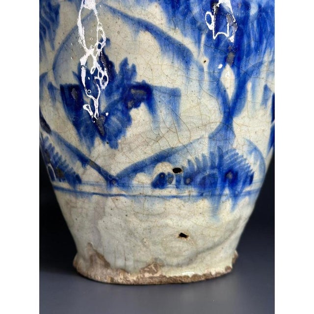 Glazed Stoneware Vase, 18th Century For Sale - Image 9 of 10