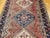 Vintage Persian Shiraz Tribal Area Rug, Hand-Knotted Wool, Geometric Pattern, Rust-Red & Navy, 5x10 For Sale In Chicago - Image 6 of 11