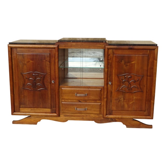 Vintage Sideboard in Walnut, 1950s For Sale