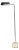 1960s Raymor Chrome and Stone Mid-Century Modern Floor Lamp For Sale