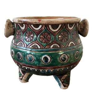 Italian Ceramic Vase by Elio Schiavon, 1950s