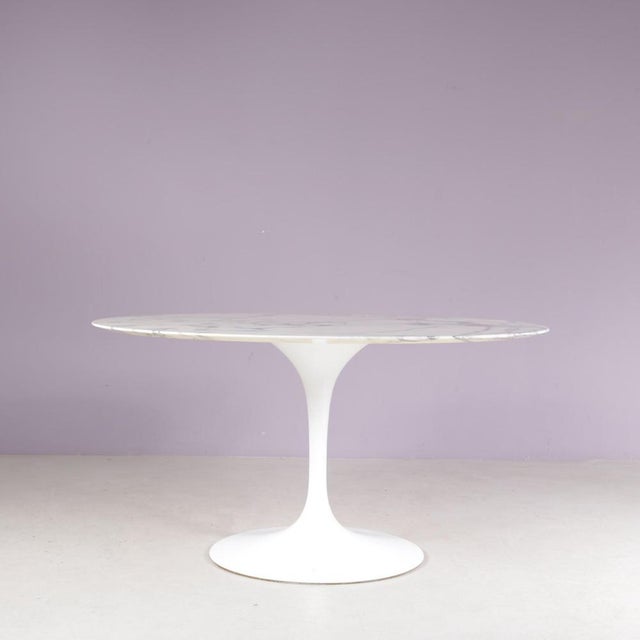 Stone Vintage Marble Dining Table by Saarinen for Knoll, 1970s For Sale - Image 7 of 14