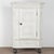 Neoclassical Early 19th Century Swedish White Painted Oak Single Door Armoire For Sale - Image 3 of 13