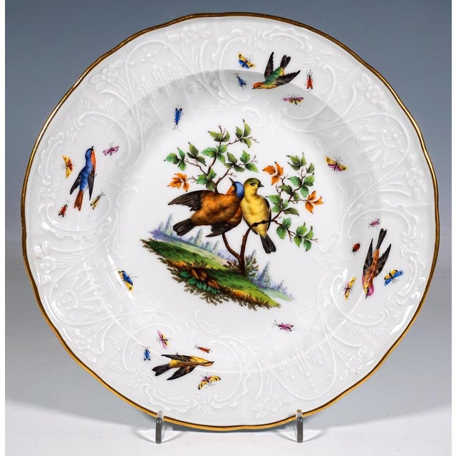 Splendour Plates from Meissen, 1850, Set of 6 For Sale - Image 5 of 11