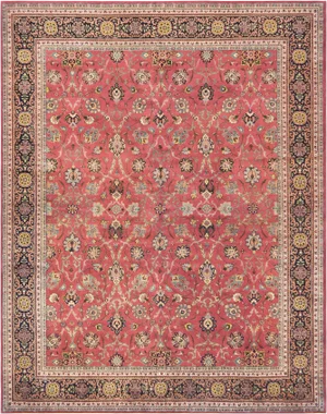 Mansour Handmade Revival Tabriz Rug - 7'6" X 10'