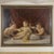 Textile Cherubs, Oil on Canvas, Framed For Sale - Image 7 of 7