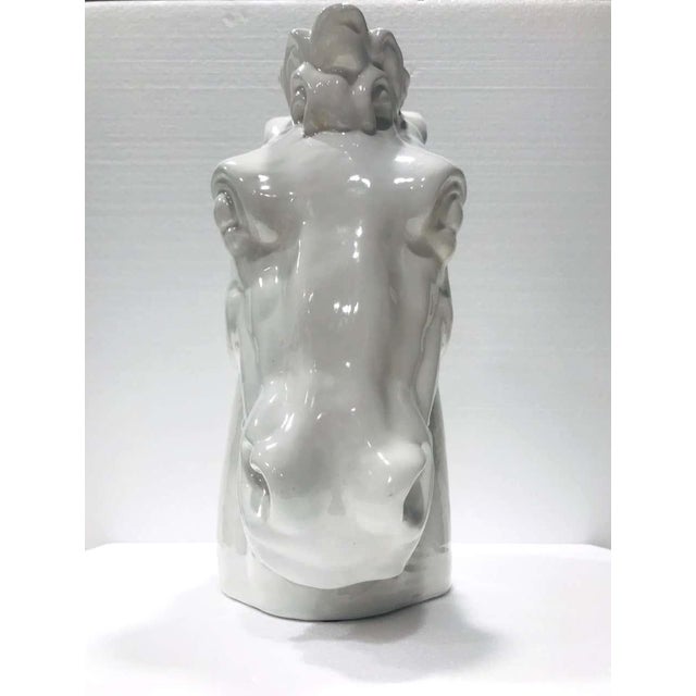 Italian Mid-Century Modern Ceramic Horse Sculpture For Sale In Miami - Image 6 of 11