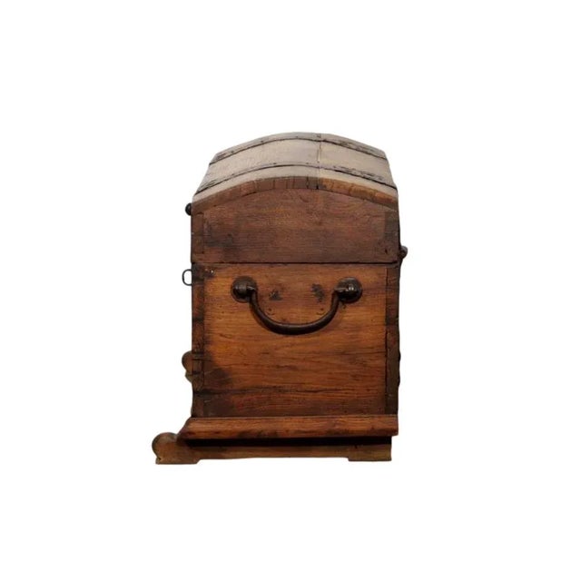 Baroque Danish 18th Century Oak Baroque Chest For Sale - Image 3 of 5