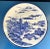 1980s Vintage Chinoiserie Ceramic Plate For Sale - Image 10 of 10