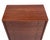 Brown T.H. Robsjohn Gibbings Widdicomb Walnut Five Drawer Chest Klismos Leg Book Matched For Sale - Image 8 of 13