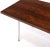 Hans Wegner Signed Rosewood Coffee Table on Chrome Cylinder Legs For Sale - Image 6 of 11