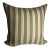 Rogers and Goffigon Woven Stripe Linen Pillow Cover For Sale