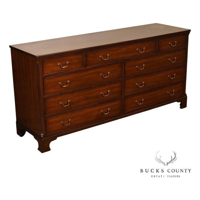Kittinger Chippendale Style Mahogany Long dresser For Sale