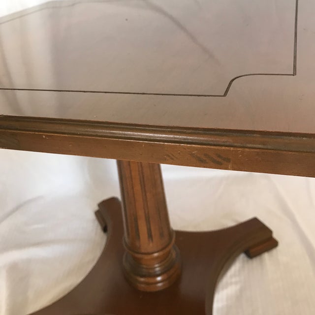 Mid Century Mersman Cherry Wood 8722 Pedestal Side Table ...