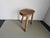 Vintage French Wooden Tripod Stool, 1950 For Sale - Image 9 of 11
