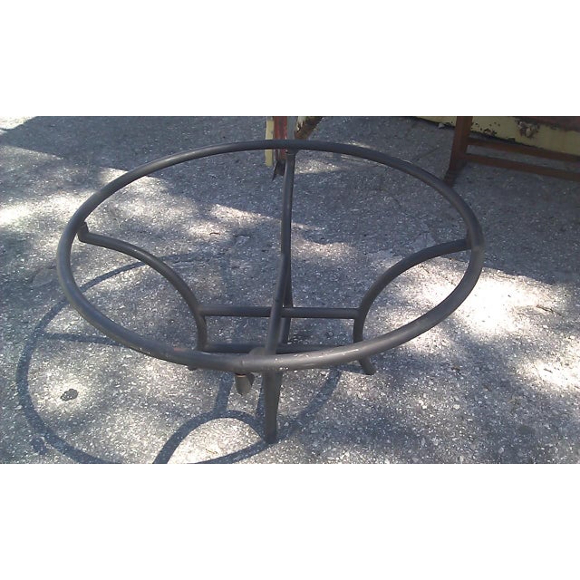 Coffee Moroccan 48" Round Brown Mosaic Coffee Table For Sale - Image 8 of 8