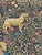 French Aubusson Style Screen Printed Hand Tapestry, 1960s For Sale - Image 10 of 18