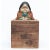 Meiji Era Otafuku Girl Figurine on Wood Stand For Sale - Image 13 of 13