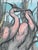 Paul Jouve, The Two Herons, 20th Century, Mixed Media For Sale - Image 3 of 12