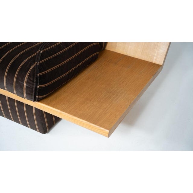 Wood Large Modular Sofa with Integrated Side Tables, Italy, 1970s For Sale - Image 7 of 13
