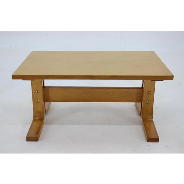 1970s Czechoslovakian Beech Bench, 1970s For Sale - Image 5 of 9