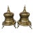1960s Two French Style Brass & Copper Bell Brazier Heater For Sale