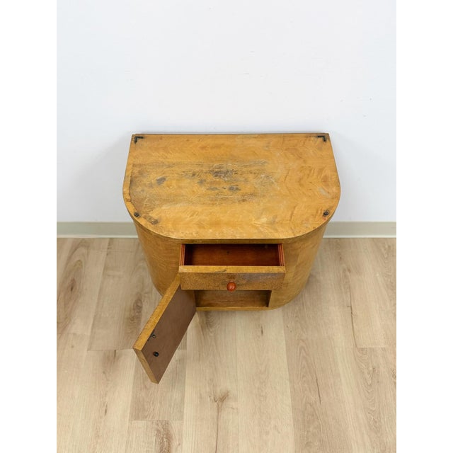 Art Deco 1930s End Table Vintage Antique Side Table Rare Accent Find For Sale - Image 10 of 11
