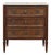 French Louis XVI Mahogany Marble Top Commode For Sale